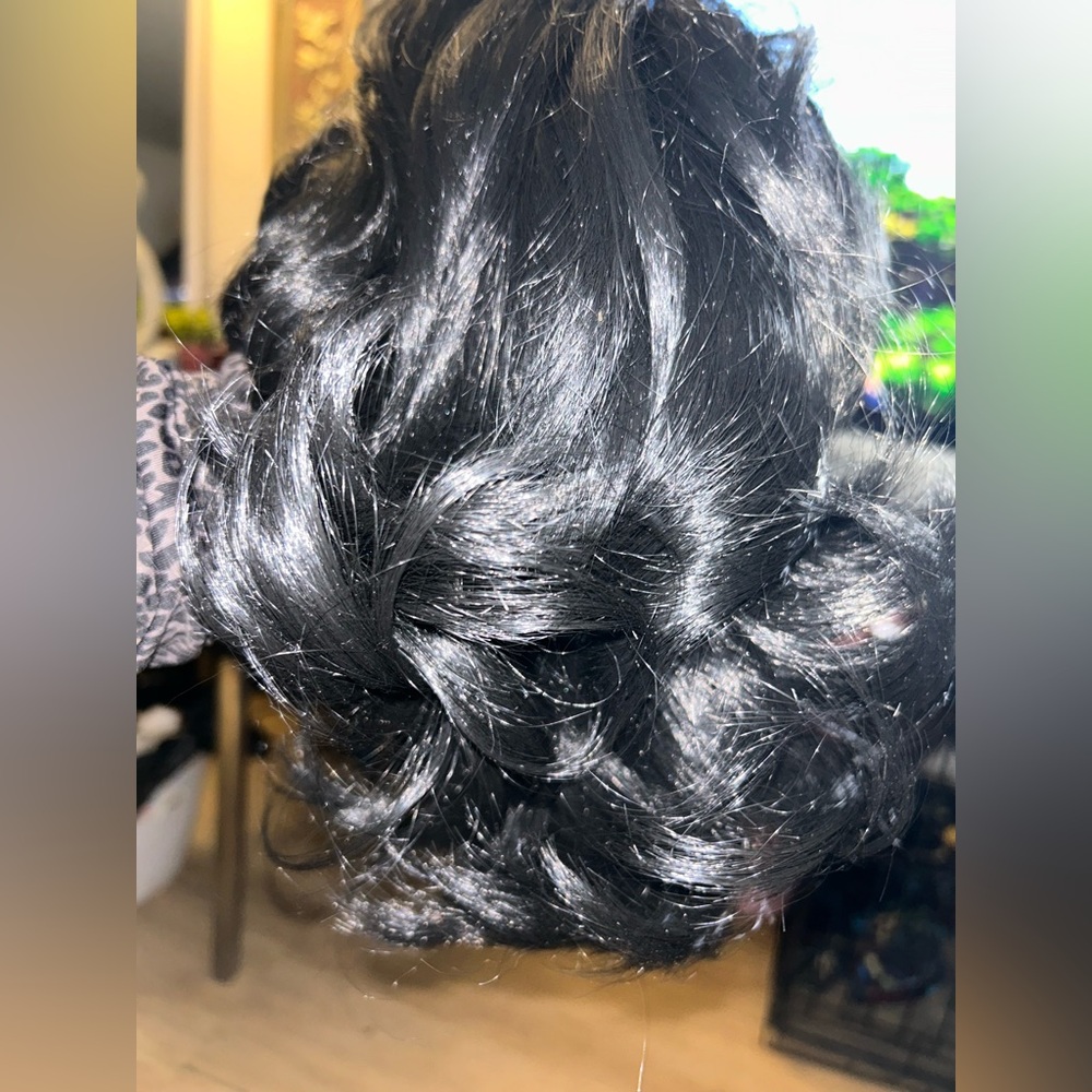 Luxurious Black Hair clip Extension